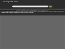 Tablet Screenshot of musicportal.com